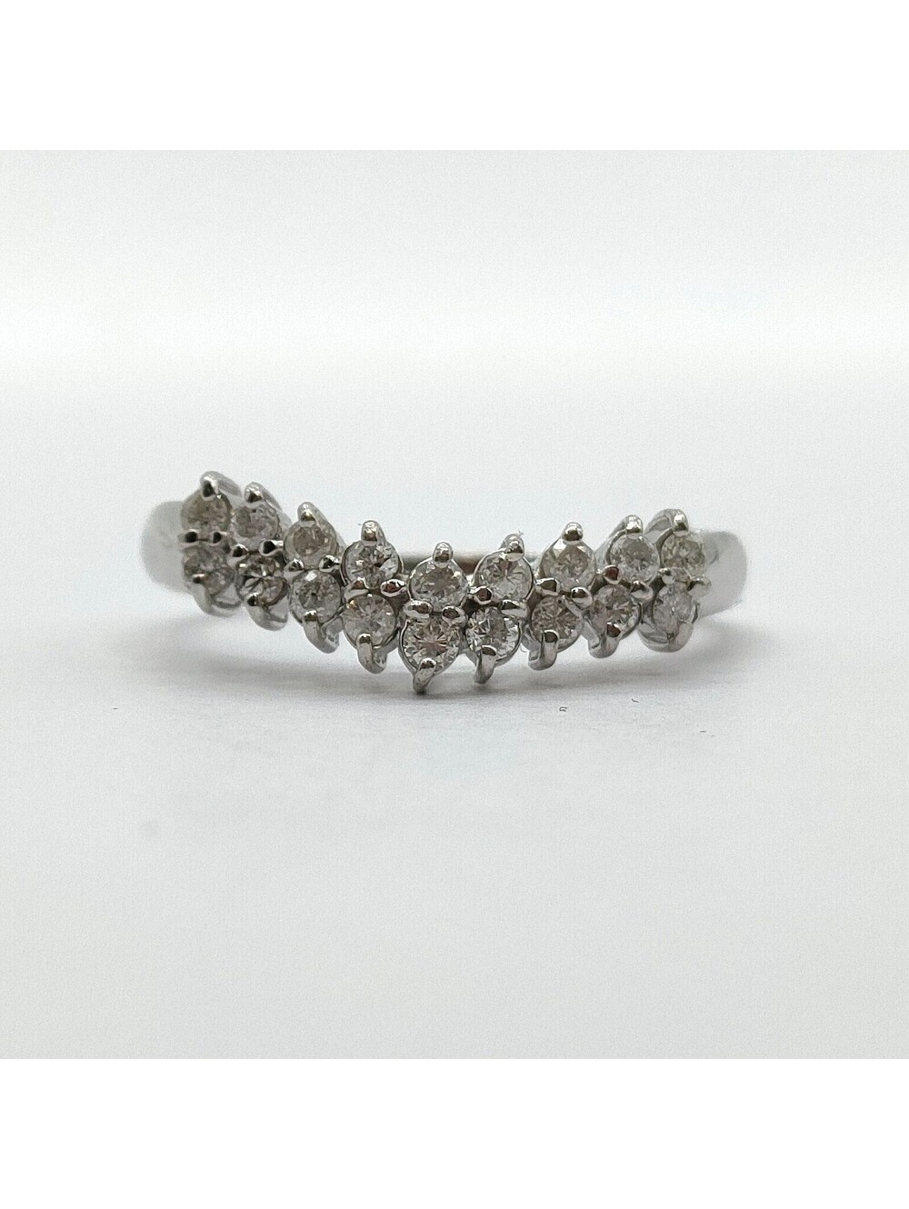 Jewelry Ring Natural Diamond 0.3ct Platinum 5451865